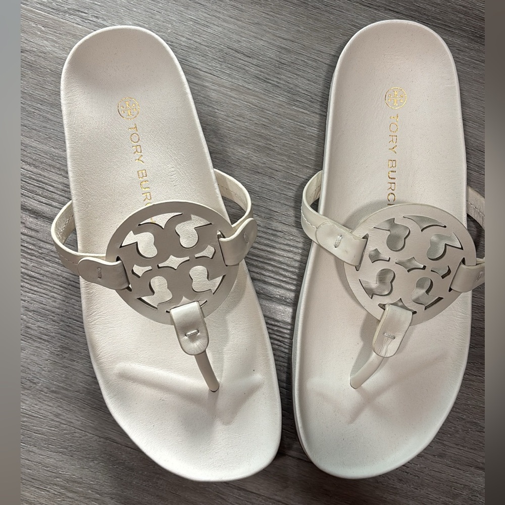 Tory Burch Cream Sandals